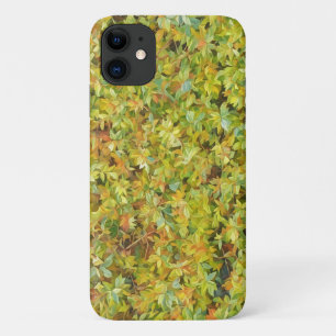 Funda Para iPhone 11 La Naturaleza deja estuche de teléfono de hojas ve