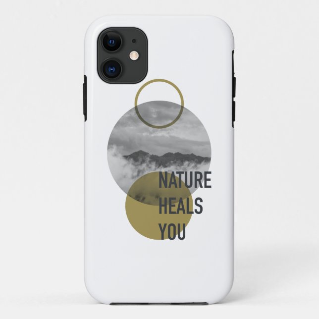 Funda De Case-Mate Para iPhone La Naturaleza te cura (Reverso)