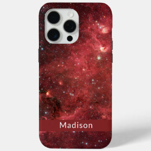 Funda Para iPhone 15 Pro Max La nebulosa de Norteamérica infrarroja tu nombre