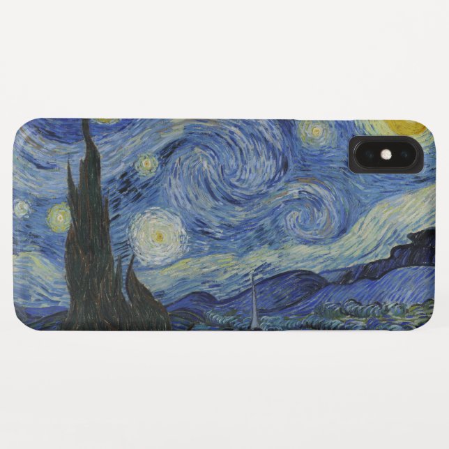 Funda De Case-Mate Para iPhone La noche estrellada (Reverso (horizontal))