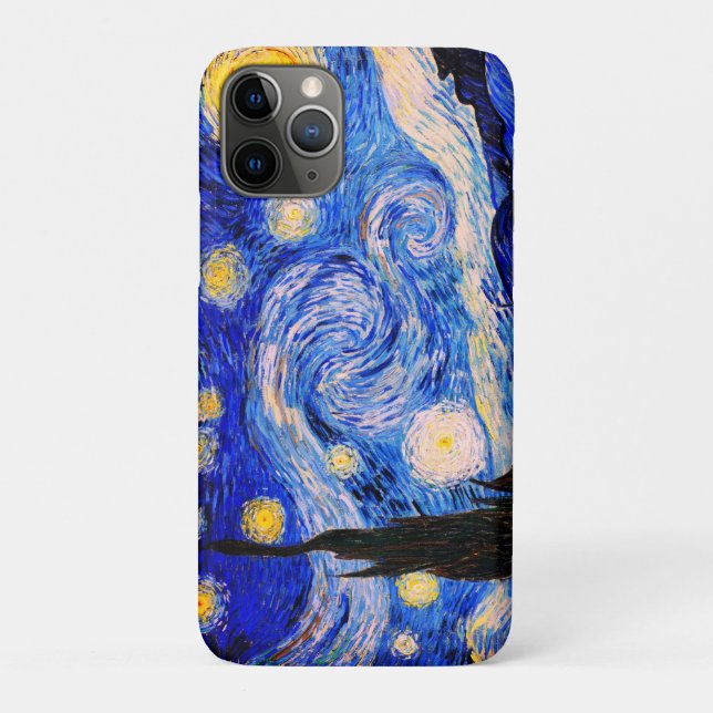 Funda De Case-Mate Para iPhone La noche estrellada de Vincent Van Gogh (Reverso)