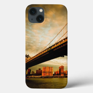 Funda Para iPhone 13 La opinión del puente de Manhattan del lado de