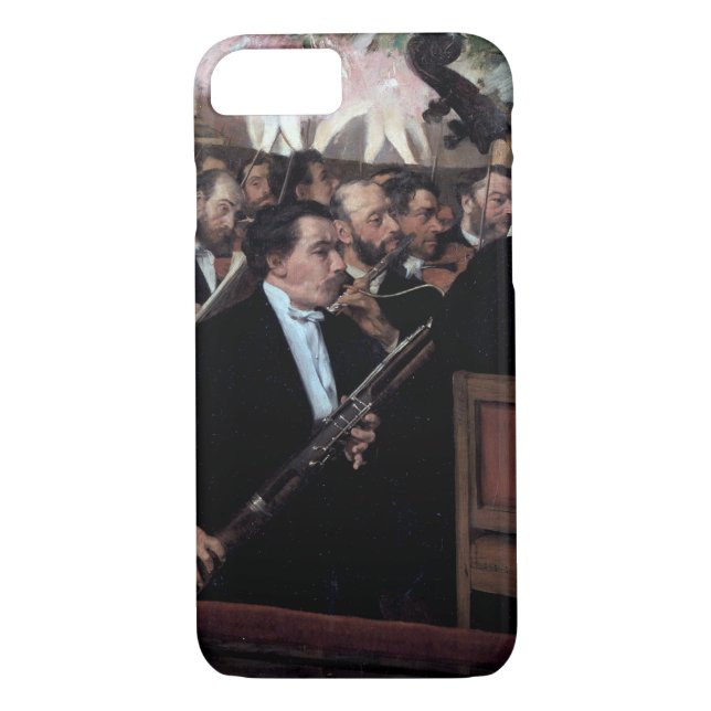 Funda De Case-Mate Para iPhone La orquesta de la ópera, Edgar Degas (Reverso)