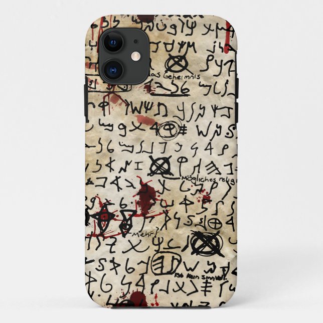 Funda De Case-Mate Para iPhone La página que falta - Necronomicon (Reverso)