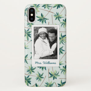Funda Para iPhone X La palma tropical el   de la cola de zorra añade