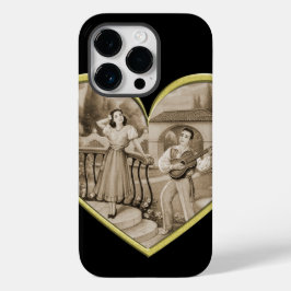 Funda Para iPhone 14 Pro De Case-Mate La pareja de Romance Vintage, el hombre y la mujer