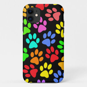 Funda Para iPhone 11 La pata colorida imprime el collage