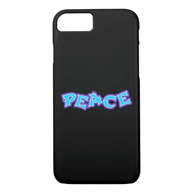 Funda De Case-Mate Para iPhone La paz del graffiti (Reverso)