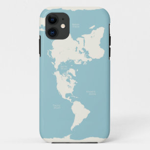Funda Para iPhone 11 La perspectiva importa mapa del mundo