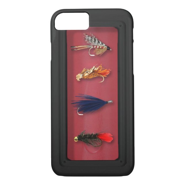 Funda De Case-Mate Para iPhone La pesca con mosca vuela (Reverso)