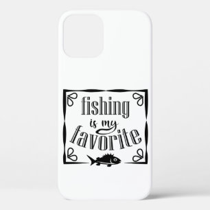 Funda Para iPhone 12 La pesca es mi cita favorita