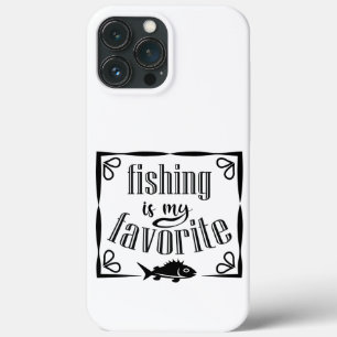 Funda Para iPhone 13 Pro Max La pesca es mi cita favorita