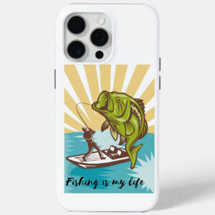 Funda Para iPhone 15 Pro Max la pesca es mi vida