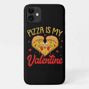 Funda Para iPhone 11 La pizza es mi valentín feliz día de San Valentín