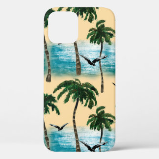 Funda Para iPhone 12 La playa acuarela es perfecta para la textura. Pal