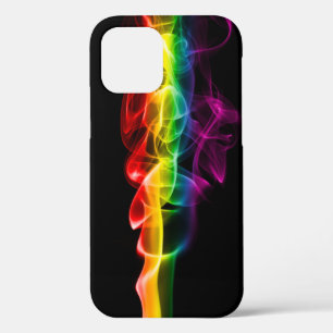 Funda Para iPhone 12 Pro La pluma de energía de arcoíris de SlipperyJoe atr