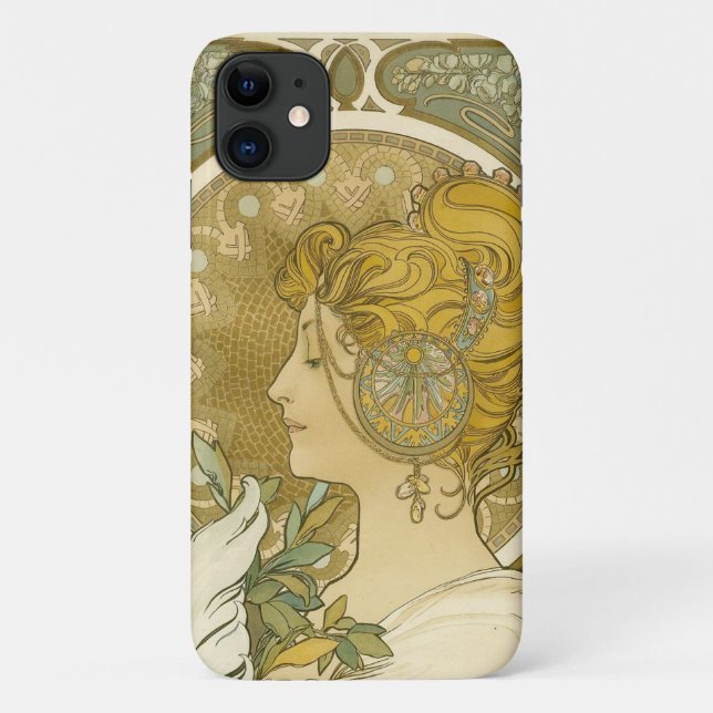 Funda De Case-Mate Para iPhone La Plume de Alphonse Mucha (Reverso)