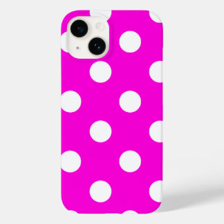 Funda Para iPhone 14 De Case-Mate La polka hace magenta #FF00DC