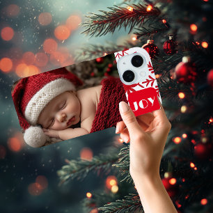 Funda Para iPhone 15 La primera foto navideña de un bebé rico