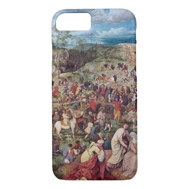 Funda De Case-Mate Para iPhone La procesión al calvario, Pieter Bruegel (Reverso)