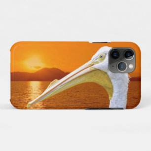 Funda Para iPhone 11 Pro La puesta de sol estadounidense en Pelican White e