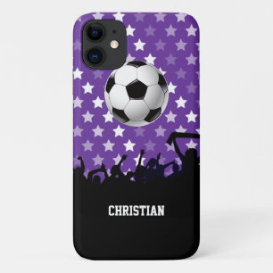 Funda Para iPhone 11 La púrpura protagoniza los aficionados al fútbol