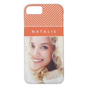 Funda Para iPhone 8/7 La raya geométrica moderna, intrépida, gráfica