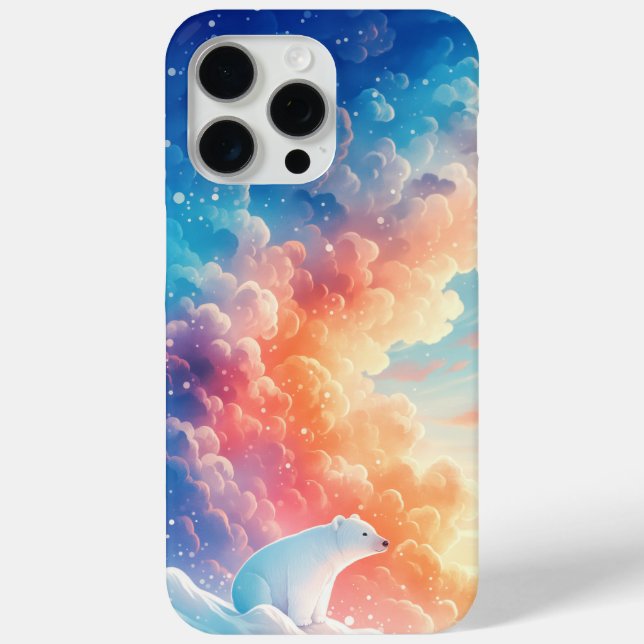 Funda De Case-Mate Para iPhone La recuperación del invierno del oso polar (Reverso )