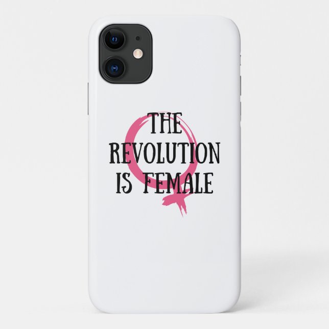 Funda De Case-Mate Para iPhone La revolución es femenina (Reverso)