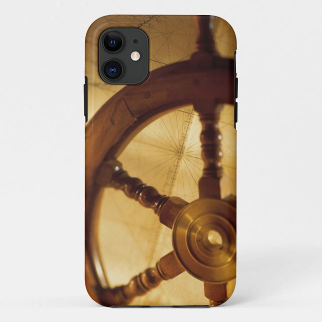 Funda De Case-Mate Para iPhone La rueda y el mapa de las naves (Reverso)