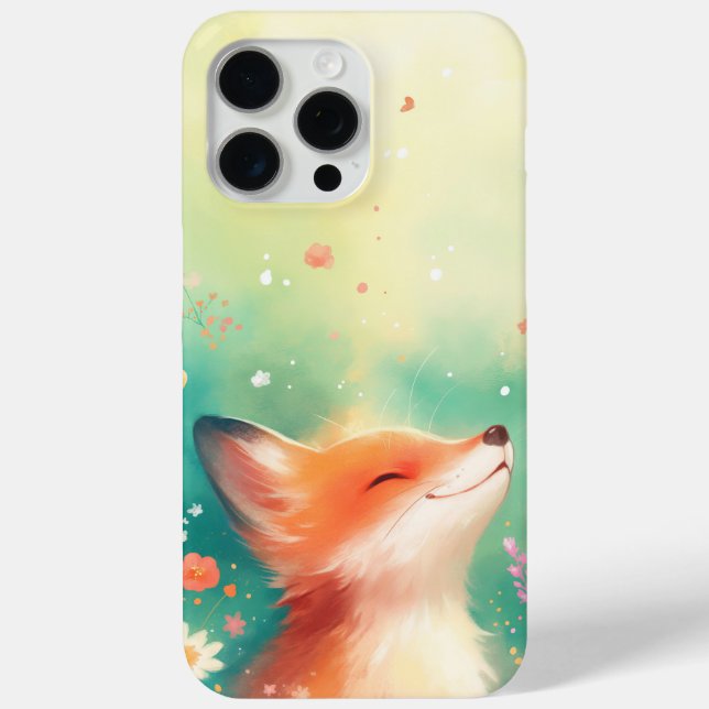 Funda De Case-Mate Para iPhone La sonrisa roja de Fox (Reverso )