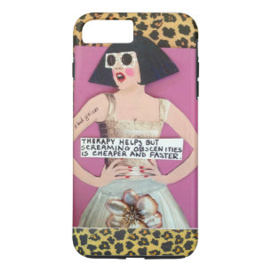 Funda Para iPhone 8 Plus/7 Plus LA TERAPIA FUNDA DE iPhone 7 AYUDA PERO GRITANDO
