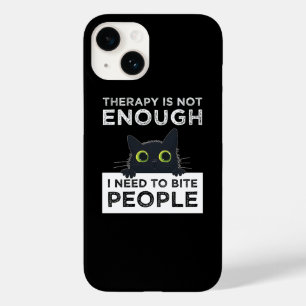 Funda Para iPhone 14 De Case-Mate La terapia no es suficiente: necesito morder a la 