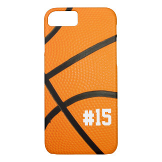 Funda Para iPhone 8/7 La textura del baloncesto personalizó # caso del