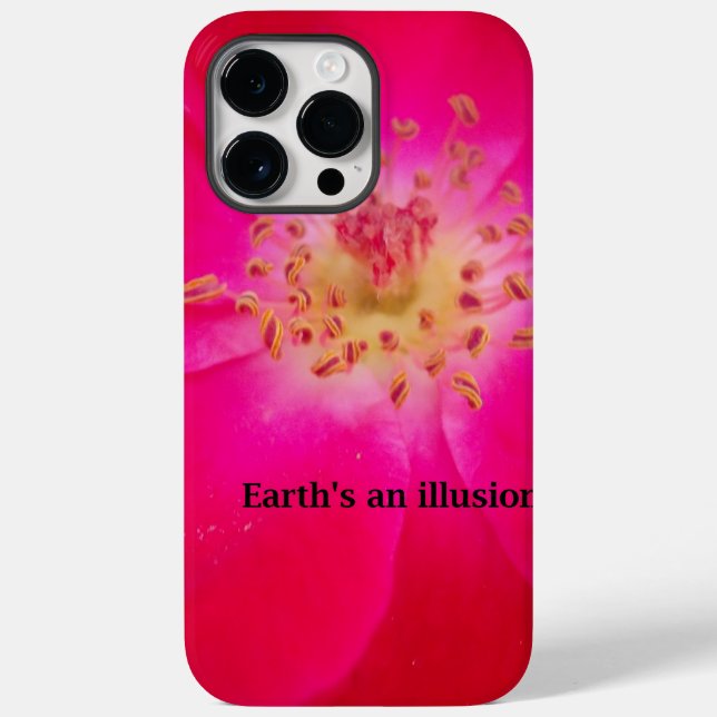 Funda De Case-Mate Para iPhone La Tierra es una ilusión (Reverso )