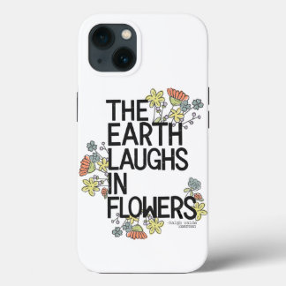 Funda Para iPhone 13 La Tierra ríe en flores