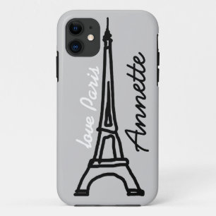 Funda Para iPhone 11 La Torre Eiffel personalizada