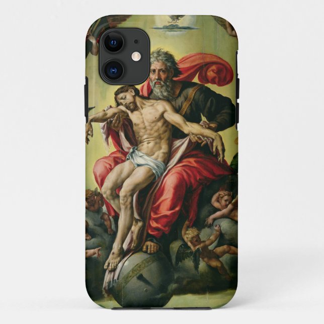 Funda De Case-Mate Para iPhone La trinidad santa (Reverso)