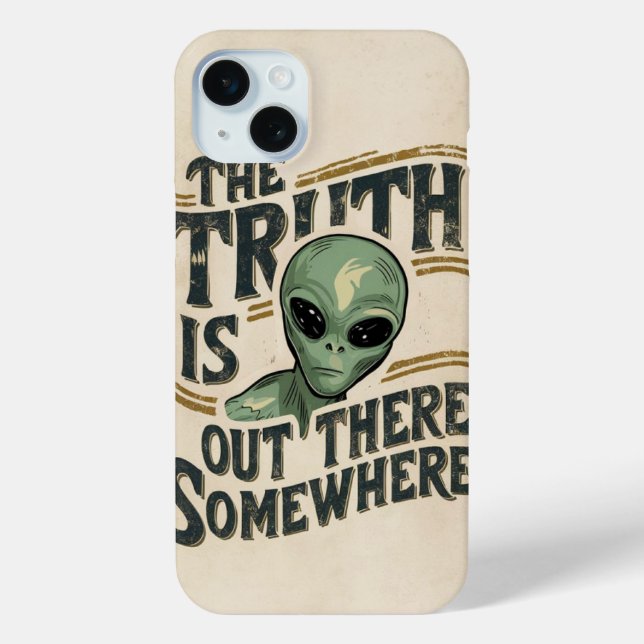 Funda De Case-Mate Para iPhone La verdad está ahí fuera en algún lugar (Reverso )