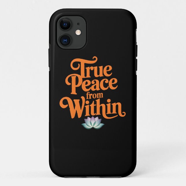 Funda De Case-Mate Para iPhone La verdadera paz desde adentro (Reverso)