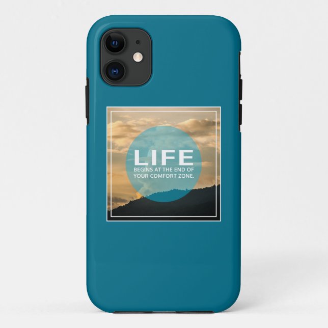 Funda De Case-Mate Para iPhone La vida comienza (Reverso)