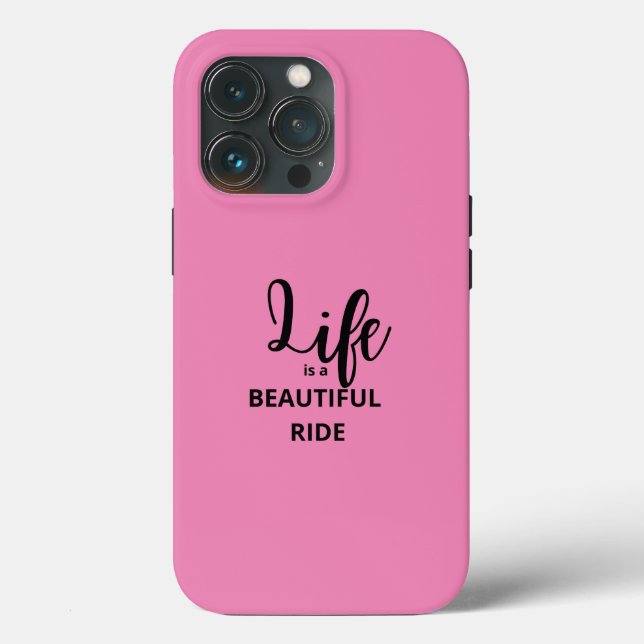 Funda De Case-Mate Para iPhone La vida es bella (Reverso )