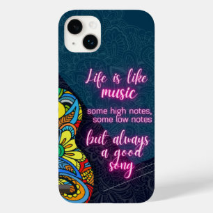 Funda Para iPhone 14 Plus De Case-Mate La vida es como la música, siempre una buena canci