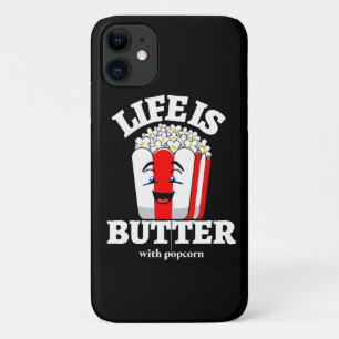 Funda Para iPhone 11 La vida es mantequilla con palomitas de maíz