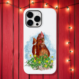 Funda Para iPhone 14 Pro Max De Case-Mate La vida es mejor con las gallinas