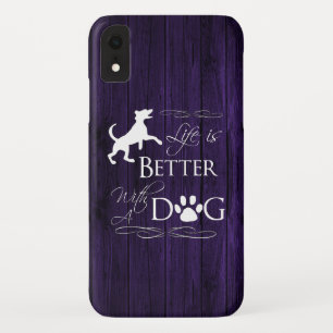 Funda Para iPhone XR La vida es mejor con un estuche para iPhone de per