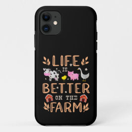 Funda Para iPhone 11 La Vida Es Mejor En La Explotación De Animales Cul