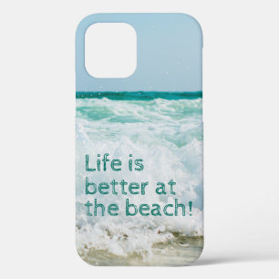 Funda Para iPhone 12 Pro La Vida Es Mejor En La Ola De La Playa