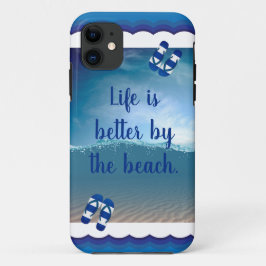 Funda Para iPhone 11 La vida es mejor en la playa