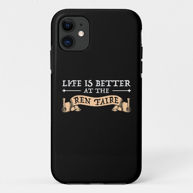 Funda De Case-Mate Para iPhone La Vida Es Mejor En Ren Faire (Reverso)